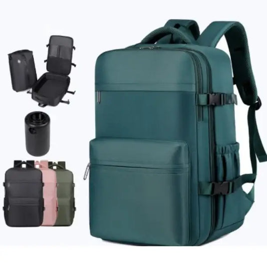 Velwel-Reise-Rucksack mit Kompressionsbeutel – Perfekt für Kleidung & Reisen