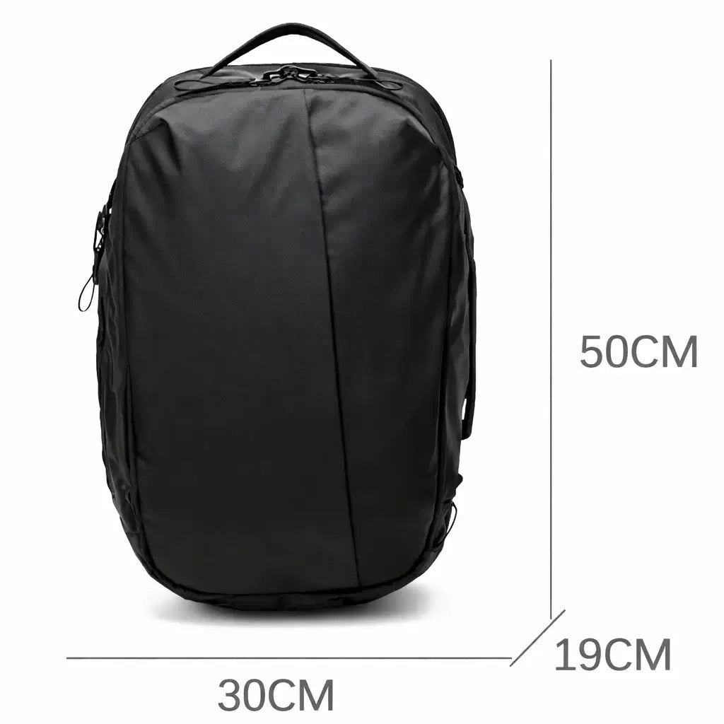 Premium-Reiserucksack mit Maßen 50 x 30 x 19 cm