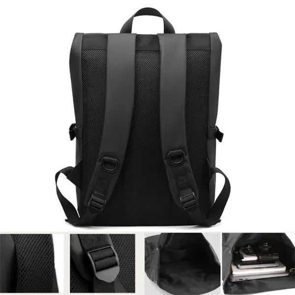 Rebel Rolltop Rucksack – geräumiges Innenfach für Laptop und Dokumente