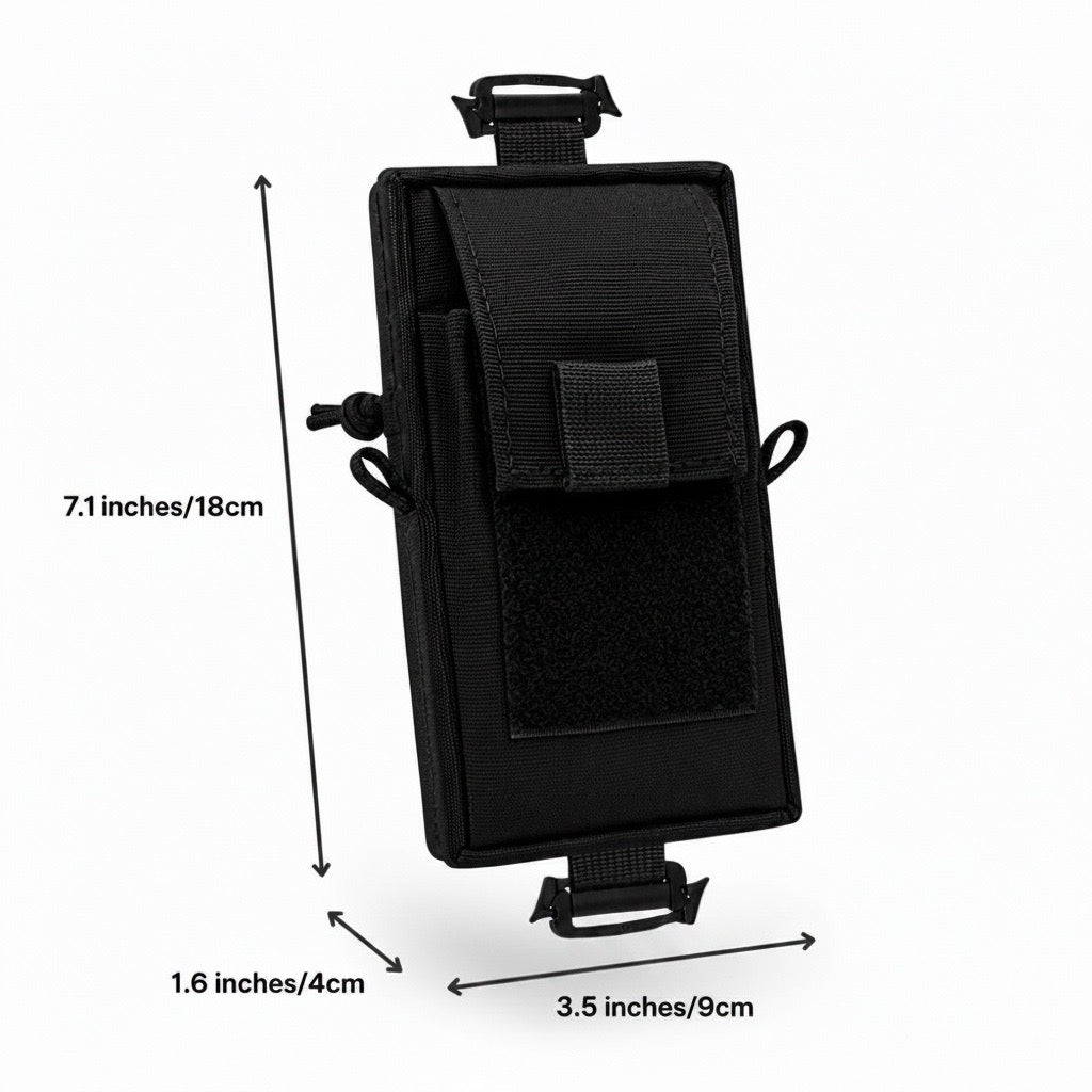 Velwel Pocket Tasche mit Abmessungen — kompakte Größe passend für alle Smartphones